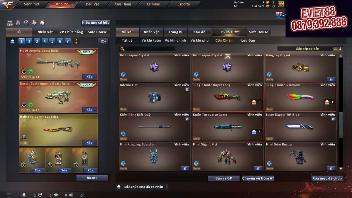 shop acc cf uy tin gia re